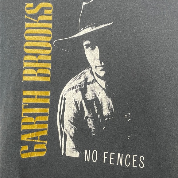 Garth Brooks No Fences Tour T-Shirt VTG 90s Men’s L Single Stitch Country Music - Picture 6 of 9